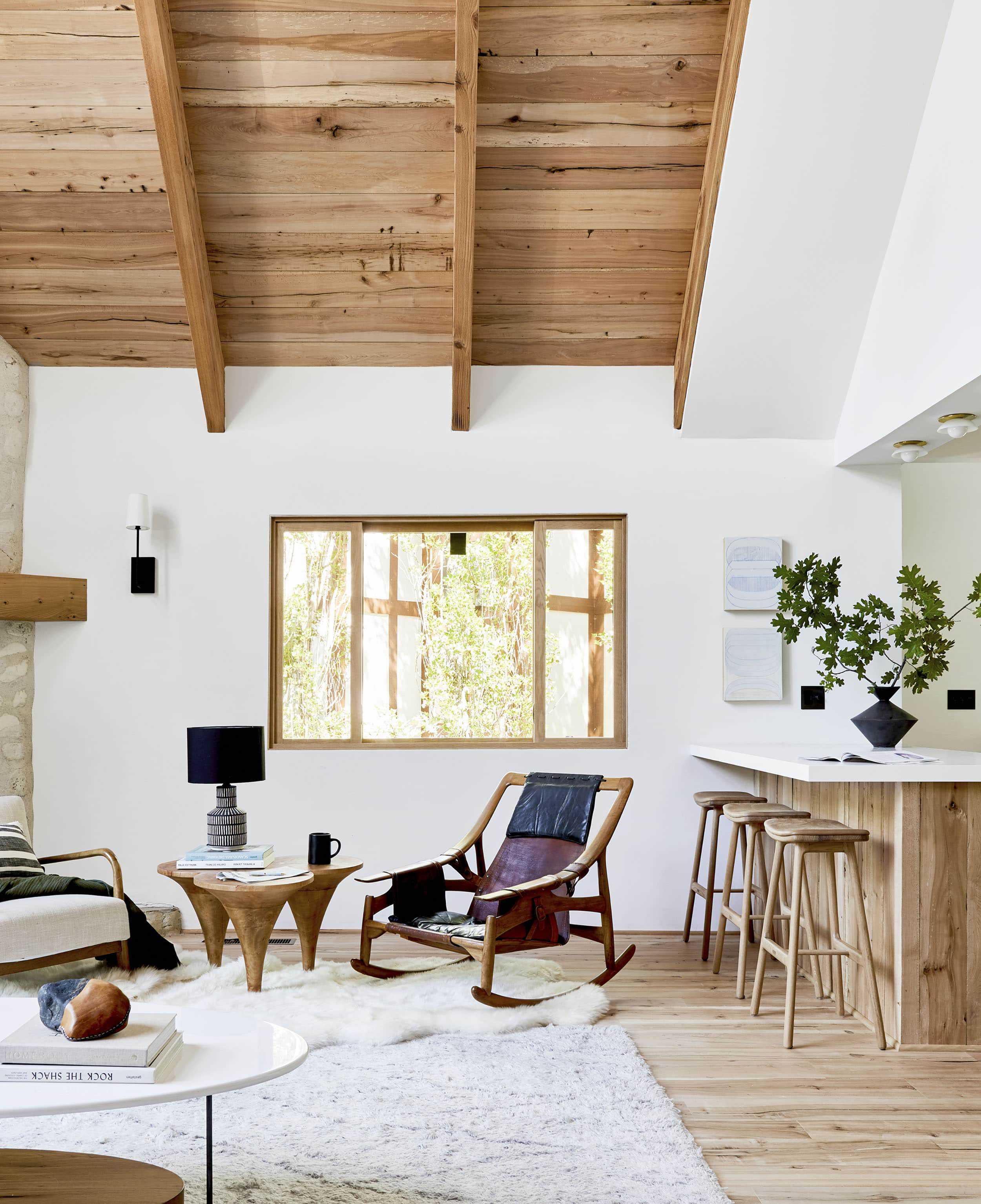 Emily Henderson: Mountain House Reveal: Our Light-Filled Neutral & Textural Living Room