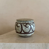 Scrollwork Pottery Butter Bell