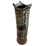 Hand Carved Crowned Vessel