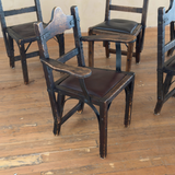 Set of 8 Monumental Spanish Colonial Dining Chairs