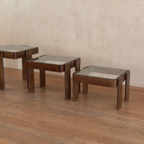 1960s Frattini Sculptural Nesting Tables, Set of 3