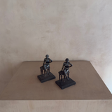 Sculptural Seated Female Figure Bookends