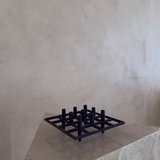 Vintage Industrial Grid Candleholder