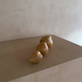 Set of Three Carved Wood Doves