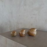 Set of Three Carved Wood Doves