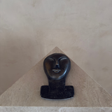 Brutalist Face Wall Sculpture