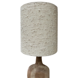 French Ceramic Lamp with Textural Shade