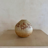 Vintage Handcrafted Ceramic Deer Vessel