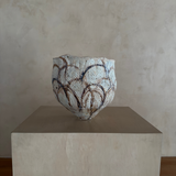 Large Painted Relics Vase II by April Johnston