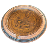 Studio Ceramic Ashtray with Rustic Glaze