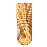 Textured Tan Ceramic Vase