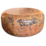 Rust and Charcoal Marble Lidded Stash Jar