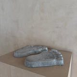 Cast Concrete "Hang Ten" Feet, 1970's
