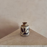 Tonal Speckled Brushstroke Pottery Vessel