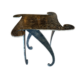 Scrolled Metal Side Table