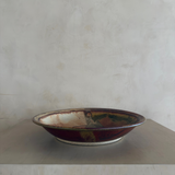 Rust & Moss Glazed Ceramic Bowl