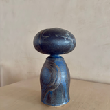 Charcoal Organic Form Ceramic Vase