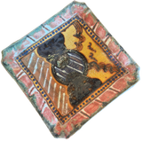 Colorful Glazed Ceramic Abstract Tray