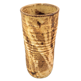 Textured Tan Ceramic Vase