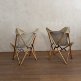 Pair of Tripolina Canvas Chairs by Joseph B. Fenby, 1960s