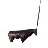 Carved Wood Gemsbok Sculpture