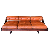 Leather Daybed Sofa 'GS 195' by Gianni Songia for Sormani, 1960s