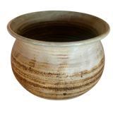 Glazed Oatmeal Studio Ceramic Vessel