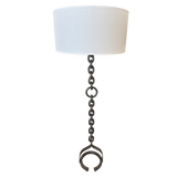 Vintage Spanish Iron Chain Floor Lamp