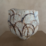 Large Painted Relics Vase II by April Johnston