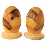 Pair of Onyx Egg Bookends