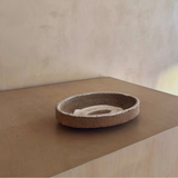 Oval Raw Ceramic Painted Platter