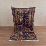 Antique Rust & Slate Persian Rug