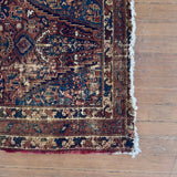 Antique Rust & Slate Persian Rug