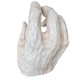 Unglazed Ceramic Hand Form