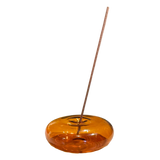 Gentle Habits - Glass Incense Holder (Amber)