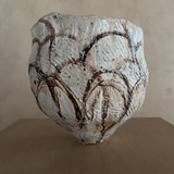 Large Painted Relics Vase II by April Johnston
