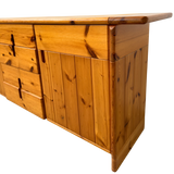 Rustic French Solid Pine Sideboard