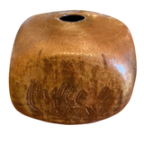 Squared Studio Vessel in Burnt Sienna Glaze