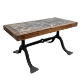 French Brutalist Duck Foot Coffee Table, 1960s