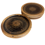 Set of 10 French Studio Ceramic Plates