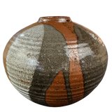 Multi Color Ceramic Glaze Vessel