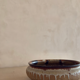 Axella Textured Earthtone Pottery Curved Bowl