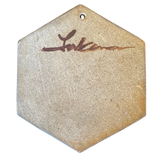 Studio Pottery Hexagonal Trivet