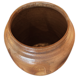 Brown Glazed Studio Ceramic Vessel