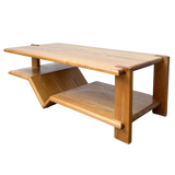 Split Level Italian Oak Coffee Table