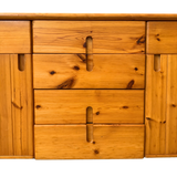 Rustic French Solid Pine Sideboard
