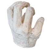 Unglazed Ceramic Hand Form