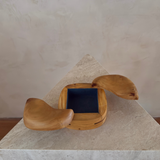Hand-Carved Wooden Curio Box