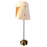 Nautilus Shell Table Lamp with Sculptural Shade