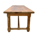 Early 20th Century French Oak Farm Table